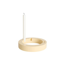 HALO Candle Holder | Large | Ivory | Lysestage, oursociety