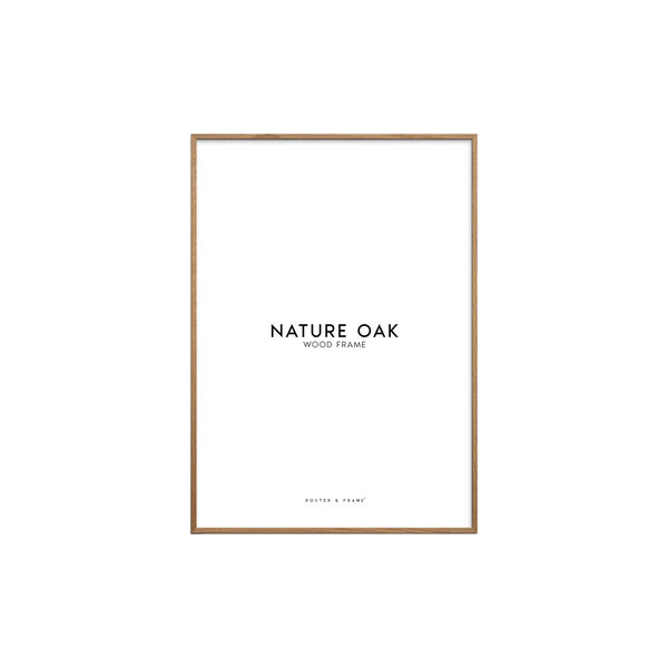 Wood Frame, oak, Poster & Frame