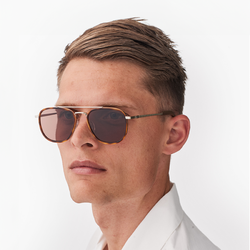 QUENTIN solbriller, gold, MESSYWEEKEND