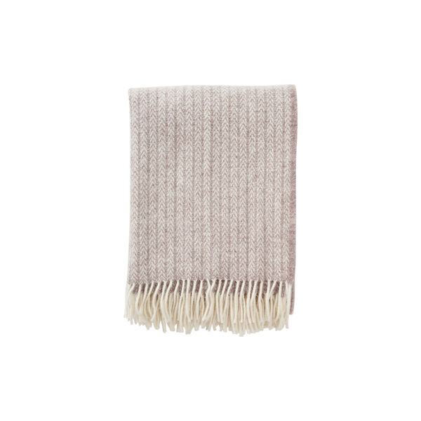 Otis RWS plaid, beige, Klippan Yllefabrik