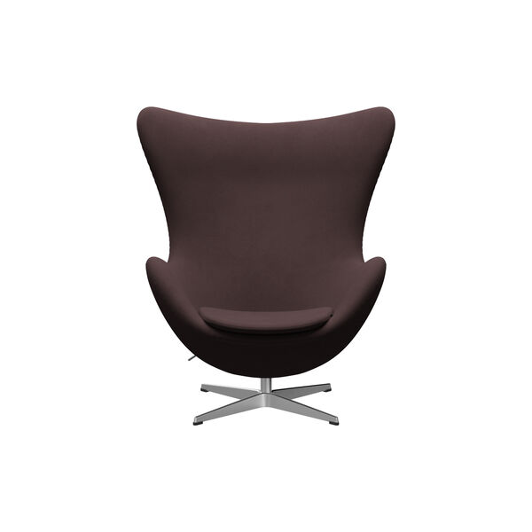 &AElig;gget&trade; 3316 loungestol, Christianshavn 1135 blue/orange/satin brushed aluminium, Fritz Hansen