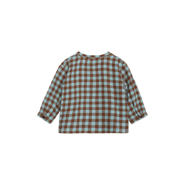 Baby Brushed Shirt, coffee checks, Serendipity