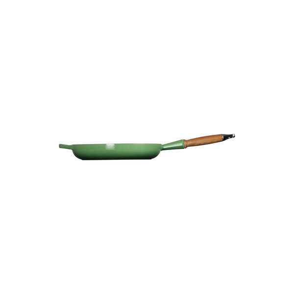 Signature st&oslash;bejern stegepande med tr&aelig;h&aring;ndtag &Oslash; 28 cm, bamboo green, Le Creuset