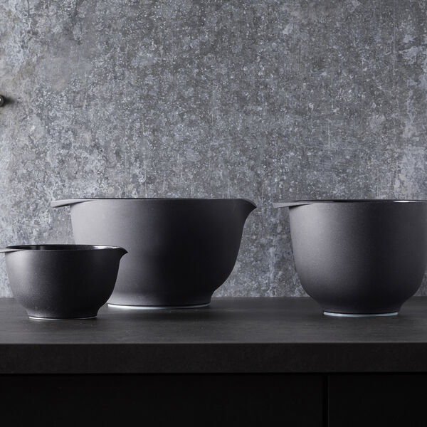 Margrethe-sæt 4 dele, pebble sort, Rosti