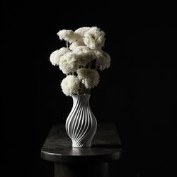 Twist Vase 25 cm Twist Vase 25 cm, Lyngby Porcelæn