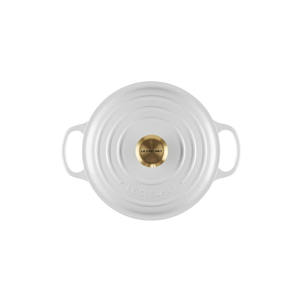 Signature rund st&oslash;bejernsgryde &Oslash; 24 cm, white, Le Creuset