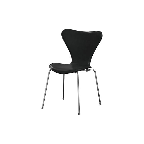 Serie 7&trade; 3107 forsidepolstret stol, Grace Black, Fritz Hansen