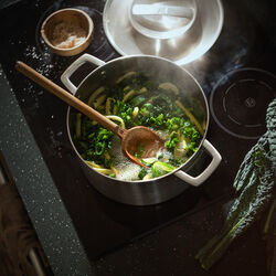 Norden Steel gryde med l&aring;g 5 L, Fiskars