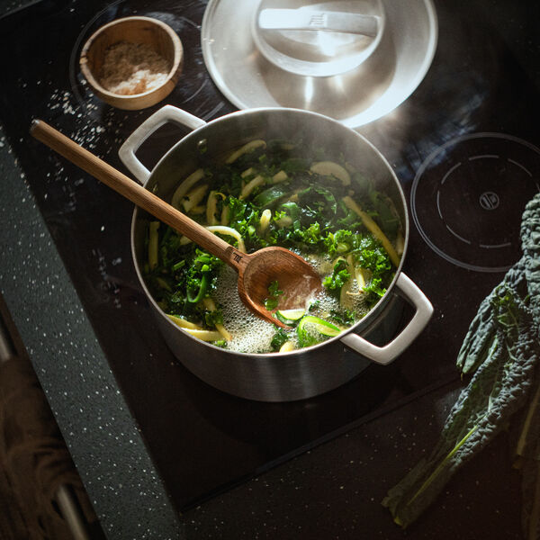 Norden Steel gryde med l&aring;g 5 L, Fiskars