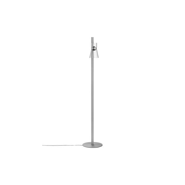 NOCTURNE F1 CONE Floor Lamp, silver, Flos