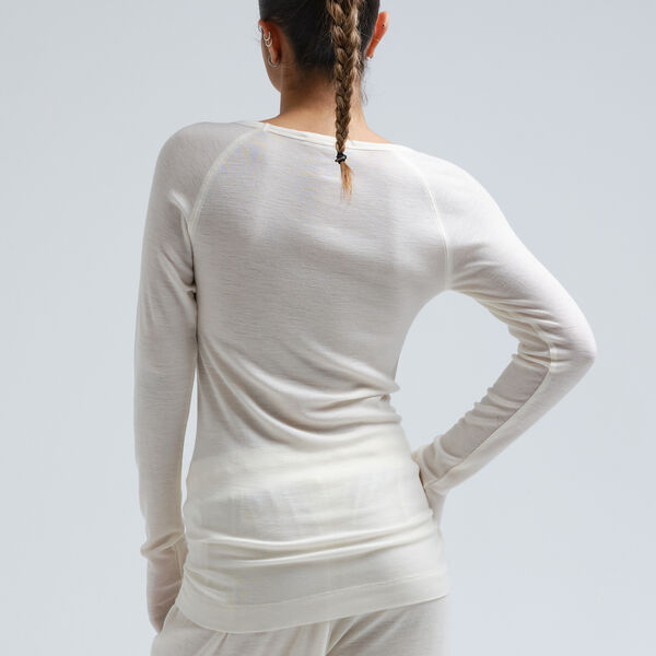 Jade Bluse, off-white, Seamless Basic