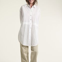 Core cotton pintuckskjorte, white, BITTE KAI RAND