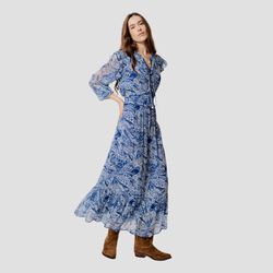 Olivette Dress, evening blue, Moliin