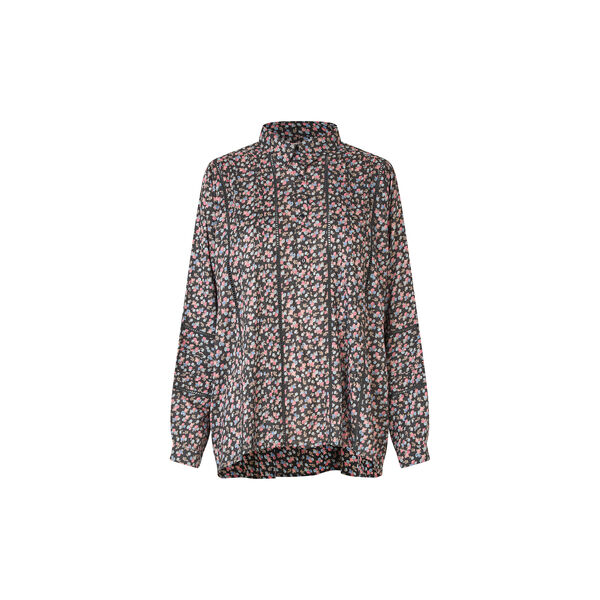 LariLL Shirt LS, washed black LariLL Shirt LS, washed black, Lollys Laundry