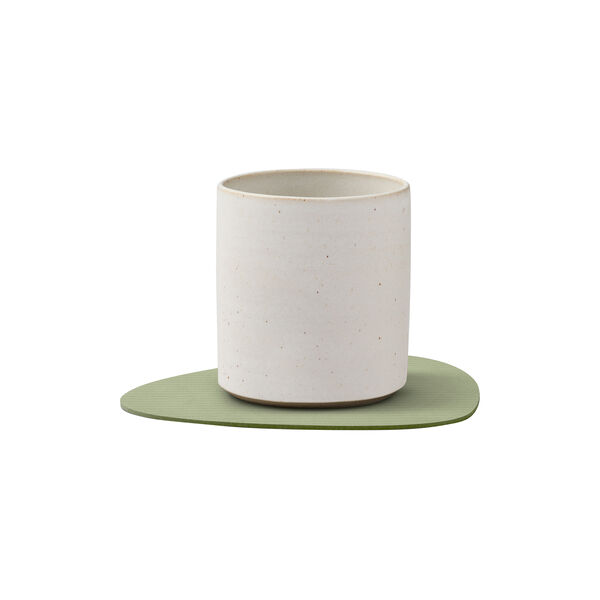 Corduroy glasbrik Curve, olive green, LIND DNA