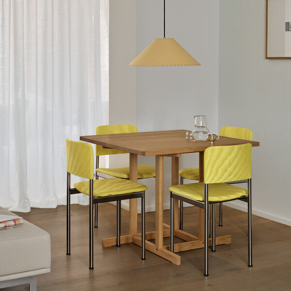 BM80 Mogensen Shaker Table 90x90 cm, lysolieret eg, Fredericia Furniture