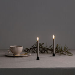 Lysestage mini tilspidset 2-pack, black, Uyuni Lighting