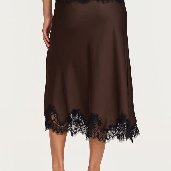 SRJournee Midi Skirt, demitasse, Soft Rebels