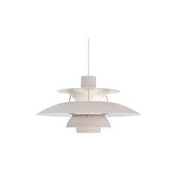 PH 5 Monochrome pendel, oyster grey, Louis Poulsen