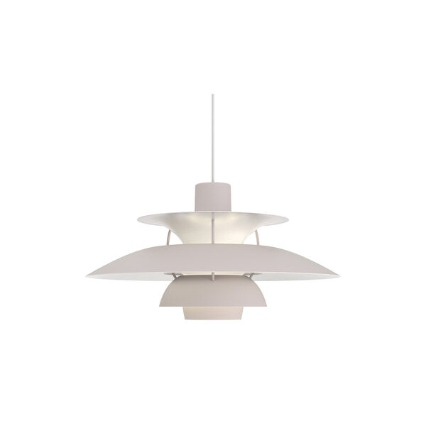 PH 5 Monochrome pendel, oyster grey, Louis Poulsen