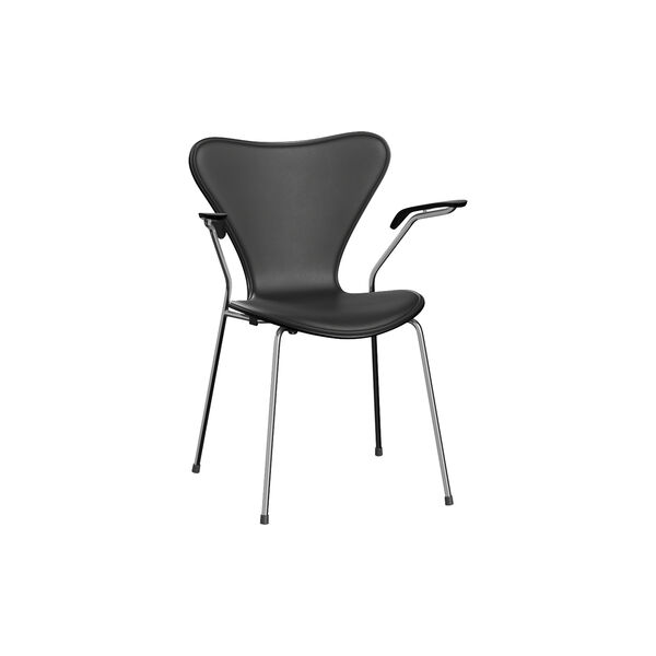 Serie 7&trade; 3207 forsidepolstret stol, Essential black, Fritz Hansen