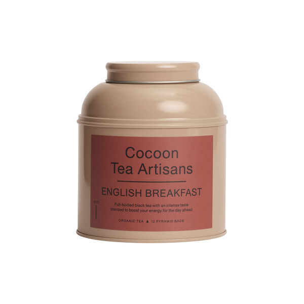 Tea Caddy, organic english breakfast Tea Caddy, organic english breakfast, Cocoon Tea Artisans