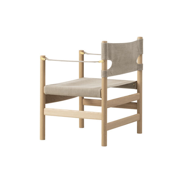 Canvas 21 Chair, olieret eg/natur canvas, Fredericia Furniture