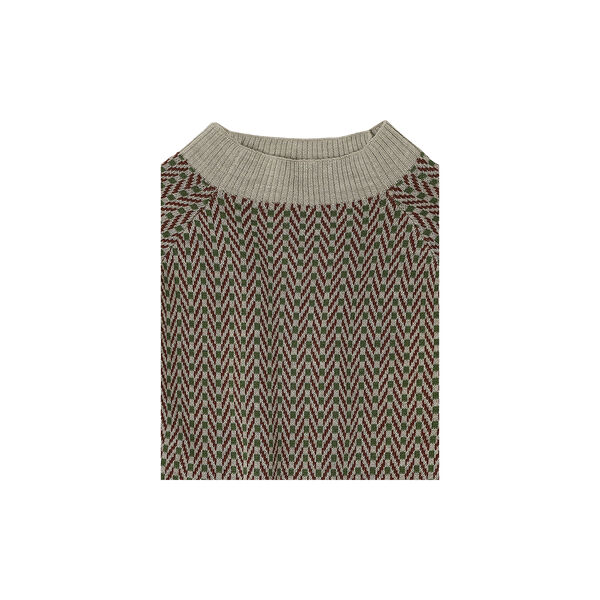 Herringbone Sweater, oat melange, FUB