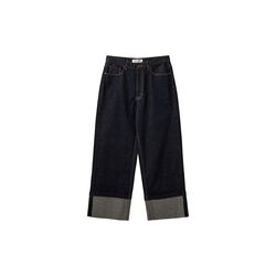 MishaSW Raw Denim Jeans, dark denim blue, Sofie Schnoor