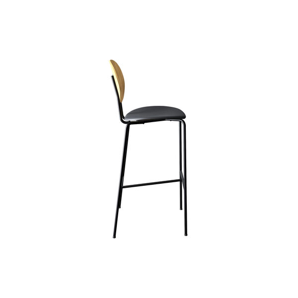 PIET HEIN Bar Chair, olieret eg/Solid Black 509, Sibast Furniture