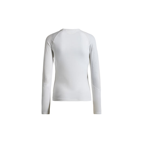 Ability Performance lang&aelig;rmet bluse, crystal white, Cartel Copenhagen