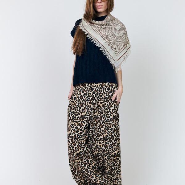 NoorLL Scarf, brown, Lollys Laundry