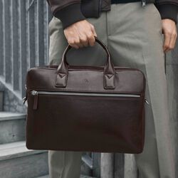 KingstonMBG Laptop Bag, espresso brown, Markberg