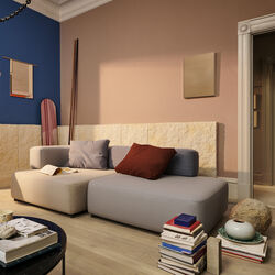 Alphabet™ PL210-3 sofa, dark blue 1155, Fritz Hansen