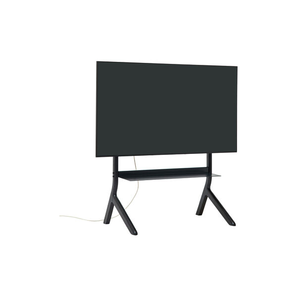 Hopper Shelf, charcoal, Pedestal