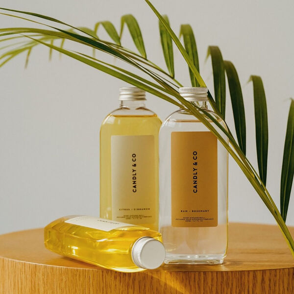 No. 2 Diffuser Refill, Rum/Rosemary No. 2 Diffuser Refill, Rum/Rosemary, Candly & Co