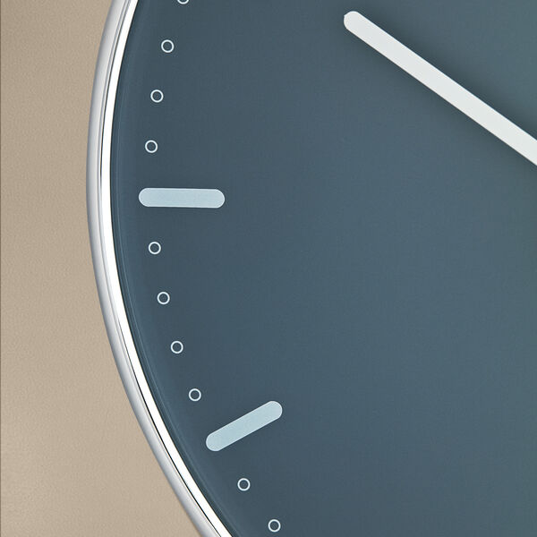 City Hall V&aelig;gur Large, bl&aring;, Arne Jacobsen Clocks