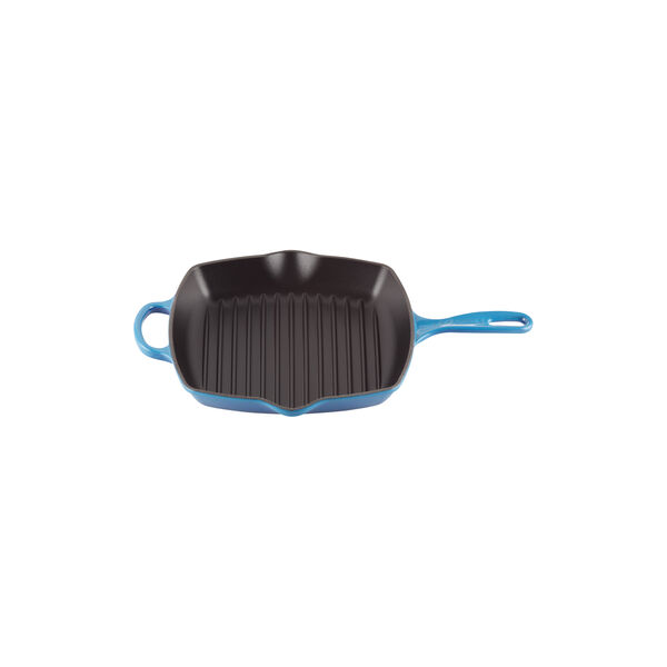 Signature Kvadratisk grillpande, azure, Le Creuset