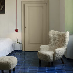 Flowerpot VP10 Pendant, vermilion red, &Tradition