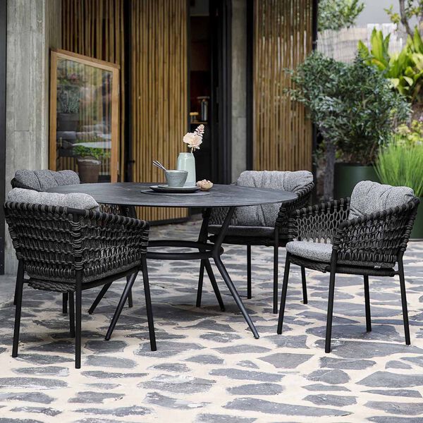 Ocean stol, dark grey, Cane-line