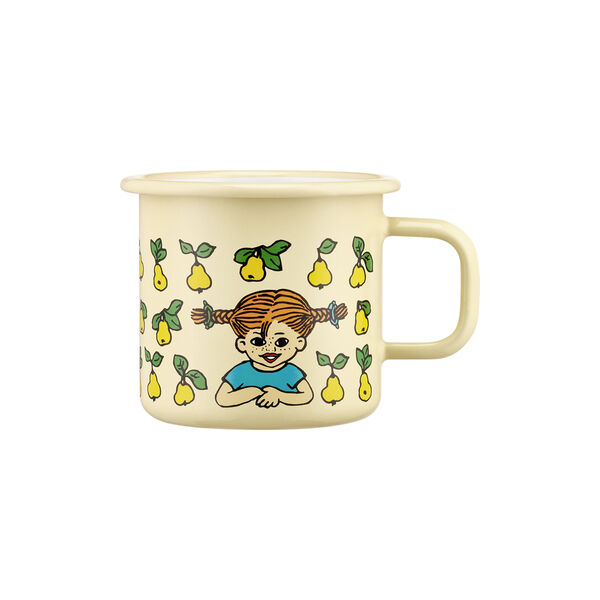 Pippi emaljekrus frugter, gul Pippi emaljekrus frugter, gul, Muurla