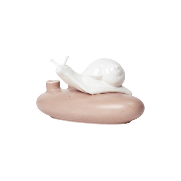 Sweet Stories Snail vase, rose, Dottir Nordic Design