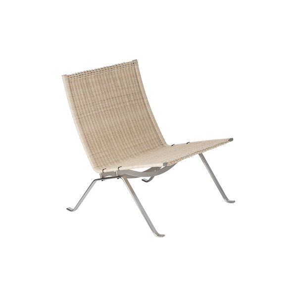 PK22™ loungestol, peddigrør, Fritz Hansen