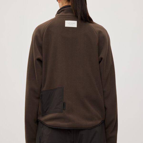 Jacket Polar Fleece Campfire, coffee, Rethinkit