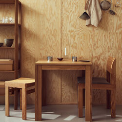 Sonder Chair, oiled oak/Hallingdal 0227, Form & Refine