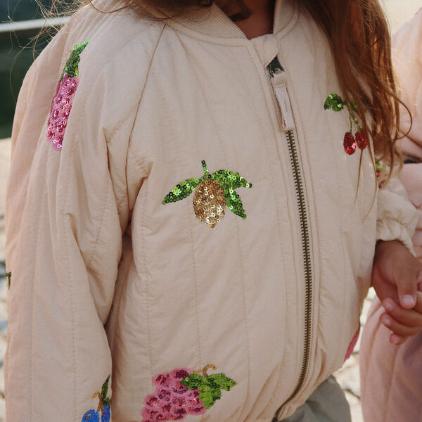 Juno Sequin Bomber Jacket, frappé, Konges Sløjd