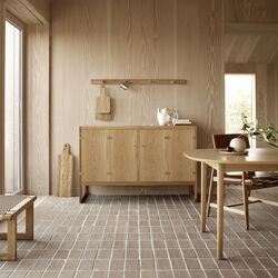 BM0057 sk&aelig;nk, olieret eg, Carl Hansen & S&oslash;n