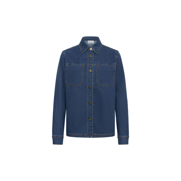 Denim Shirt MWAnn 115 | Medium Clear Blue Wash | Bluse, My Essential Wardrobe