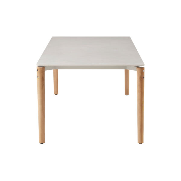 VIPP719 Open-Air Table, teak/light grey VIPP719 Open-Air Table, teak/light grey, Vipp