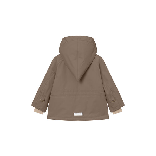 MATWANG Fleece Lined Winter Jacket, morel grey, Mini A Ture